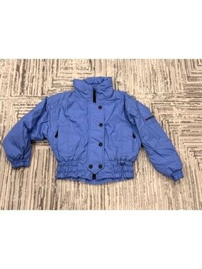 New Obermeyer girls Juniors size 8 Blue puffer Winter ski coat MSRP $170